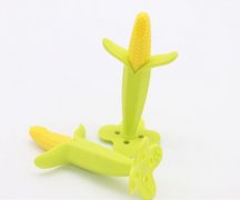 創新硅膠磨牙棒安撫寶寶牙膠玩具}